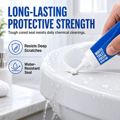 White Toilet Porcelain Repair Cream