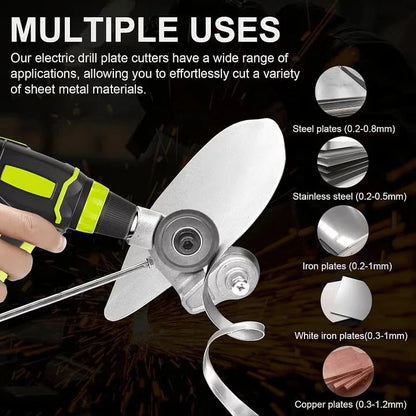 🔥🛠️ Sheet Metal Cutter Drill Attachment ⚡✂️ | Easy Metal Cutting Tool 🔩💪 for DIY, Roofing, Home Repairs & Workshop Projects 🚀