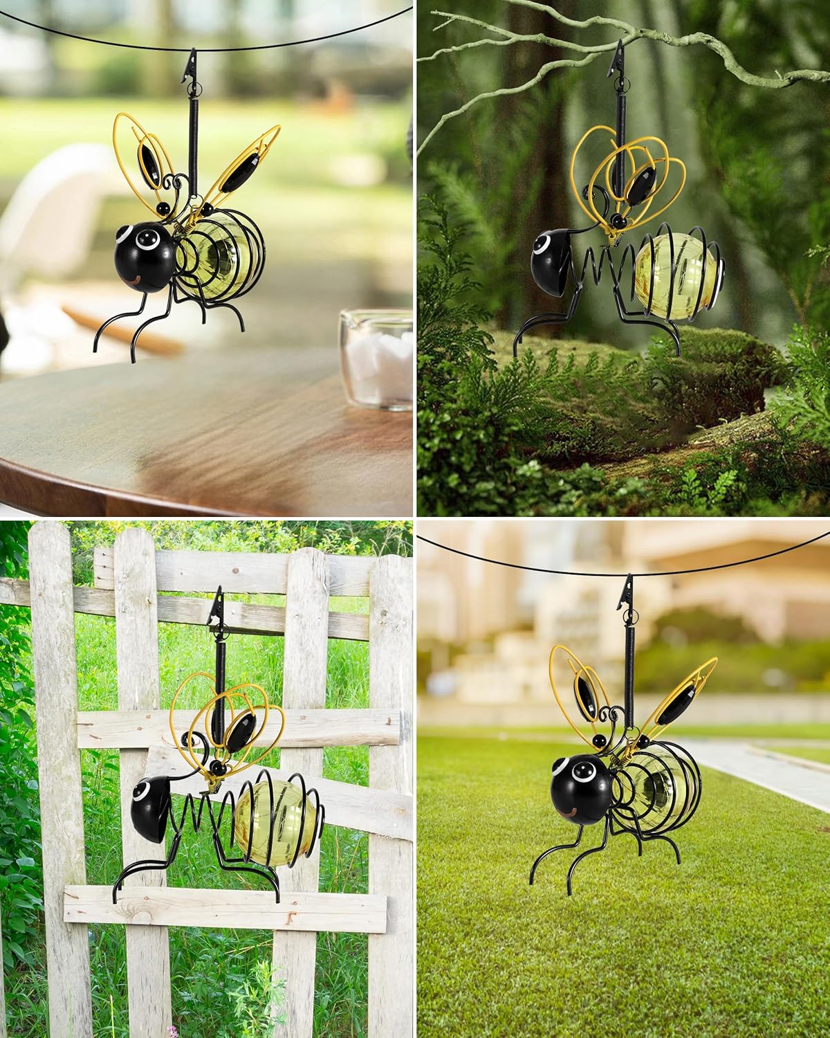 🐝Solar-Powered Hanging Bee Light⏰Limited Time Offer🎁 Buy 1 Get 1 Free
