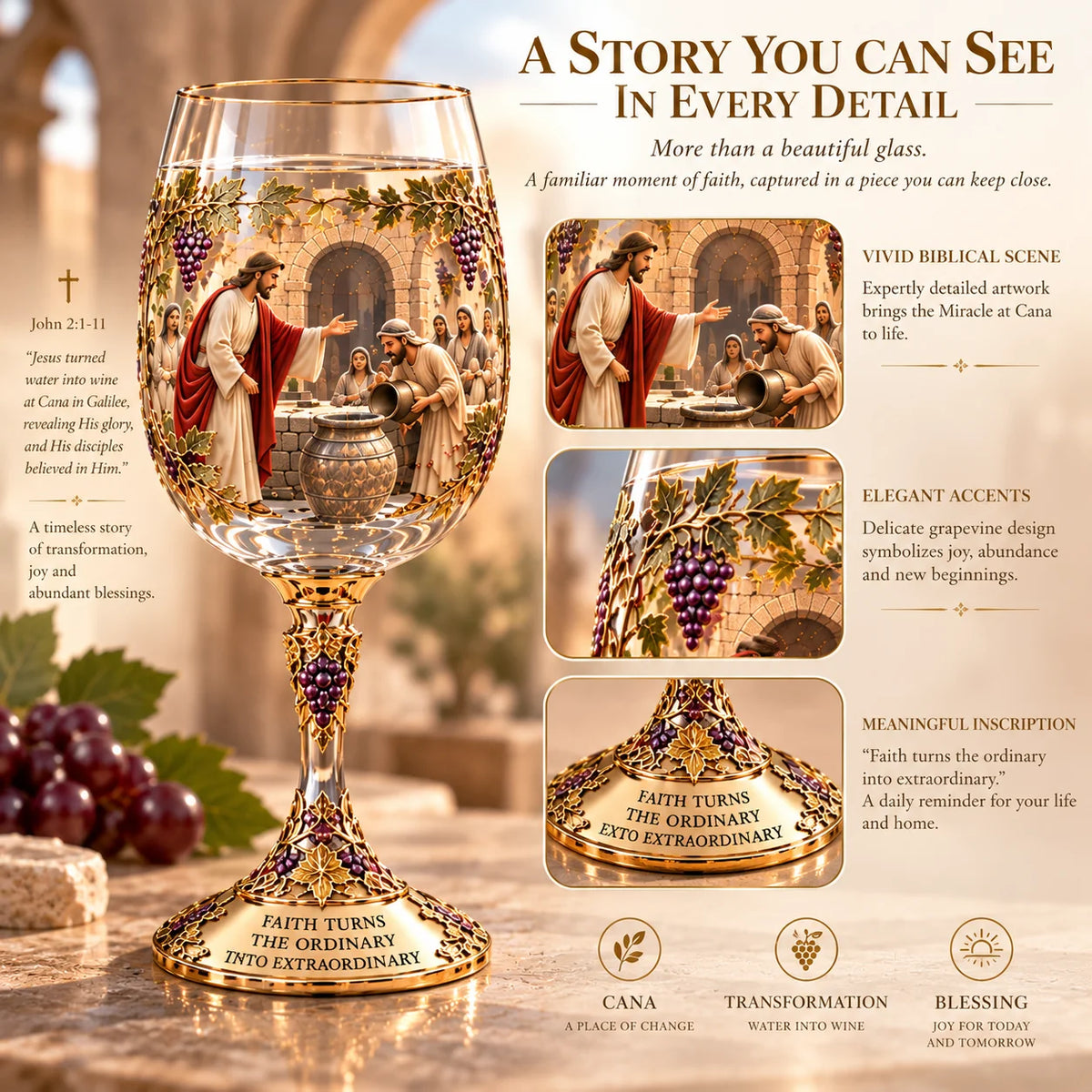 🔥✝️ Two Glasses. One Miracle. A Story Worth Keeping.