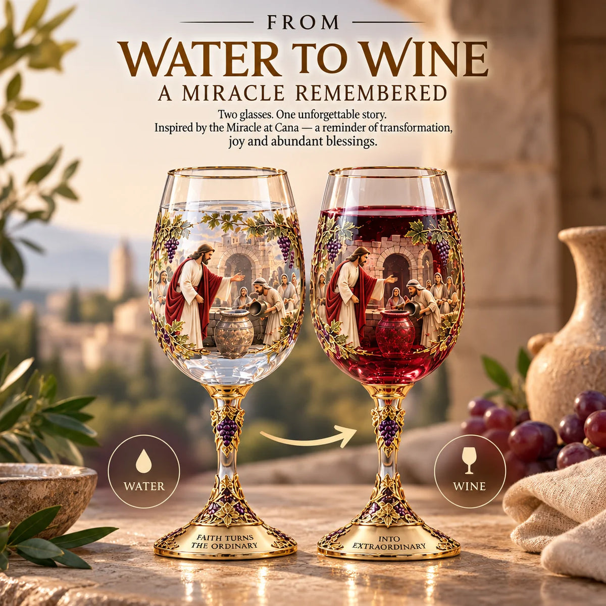 🔥✝️ Two Glasses. One Miracle. A Story Worth Keeping.