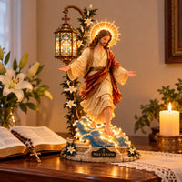 ✨Jesus Walking On Water Sculpture