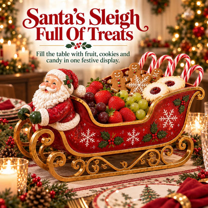 🎄 Up to 50% Off — 🎅 Santa Sleigh Serving Tray