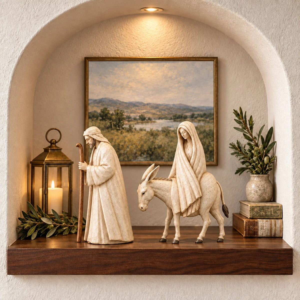 🌟 Journey to Bethlehem Nativity Figurine Set