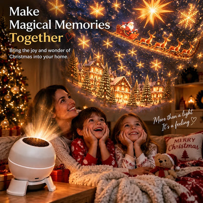 🔥LAST DAY 49% OFF -🎄 Magical Christmas Projection Night Light – Transform Any Room Into A Holiday Wonderland