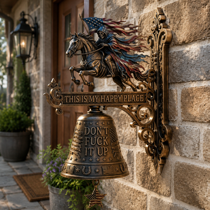 🔔GET 49% OFF TODAY ONLY 🐎 USA 250th Anniversary Patriotic Rider Wall Bell