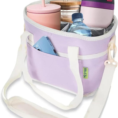 🔥HOT SALE 49% OFF🥤❄️Family Size 4 Compartment Drink Bag, Multiple Tumbler Carrier Caddy✨