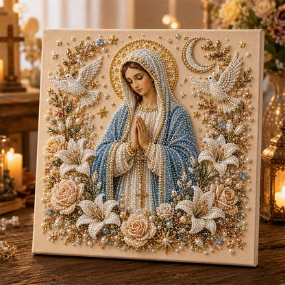 🔥 Last Day 50% OFF – ✝️ DIY Jesus Pearl Art Kit | 3D Pearl-Style Christian Artwork for Prayer Corners & Faith Gifts