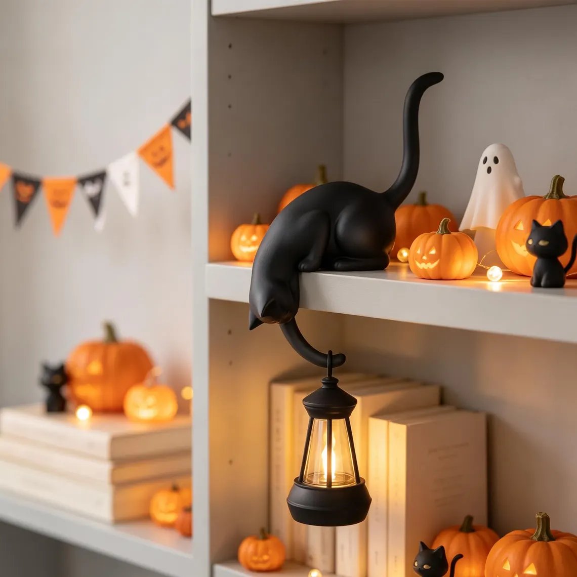 🐈‍⬛ Cute Cat Hook Shelf Decor