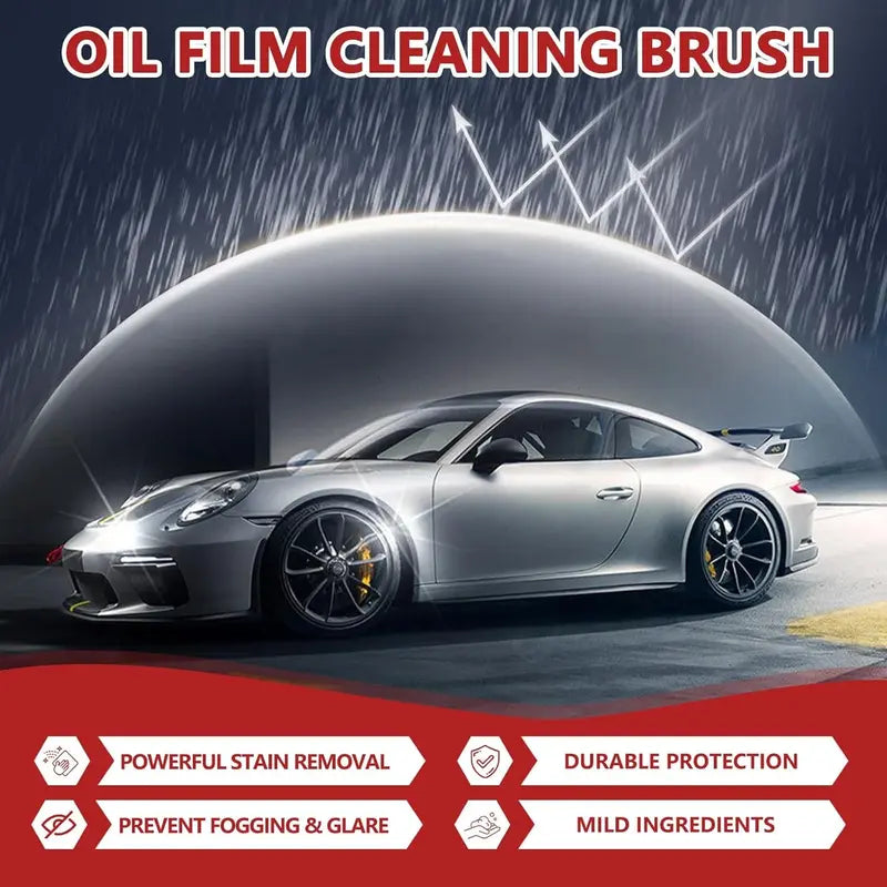 🔥Hot Selling! — Brush for removing oil films,Designed for Use on All Glass Surfaces！