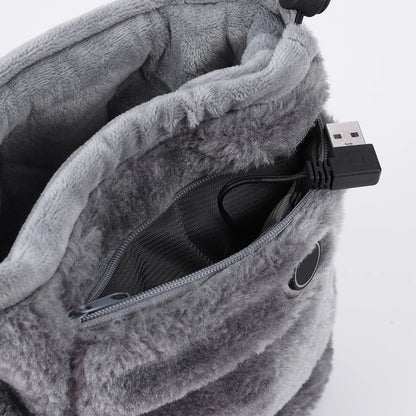 Usb Heated Slipper Boots — Plush Comfort For Cosy Days At Home