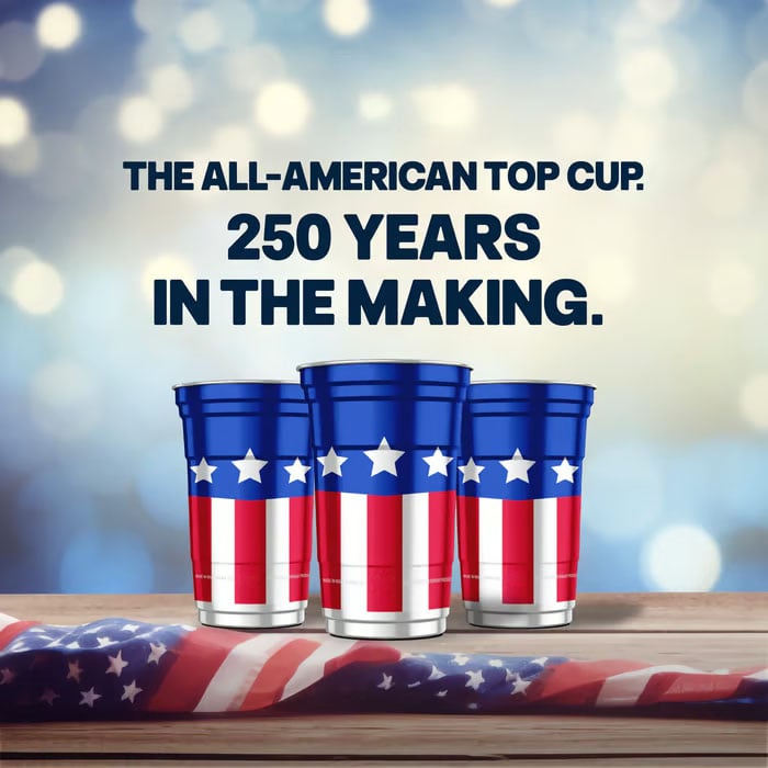 🇺🇸 250th Anniversary Patriotic Aluminum Party Cups