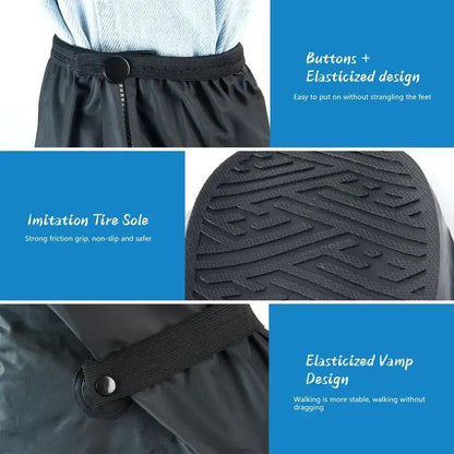 🌧️ Waterproof Rain Boot Covers – Reusable & Foldable Shoe Protection