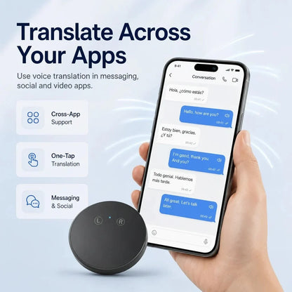 50% OFF🤖 AI Pocket Translator – Real-Time Two-Way Voice Translation in 165+ Languages