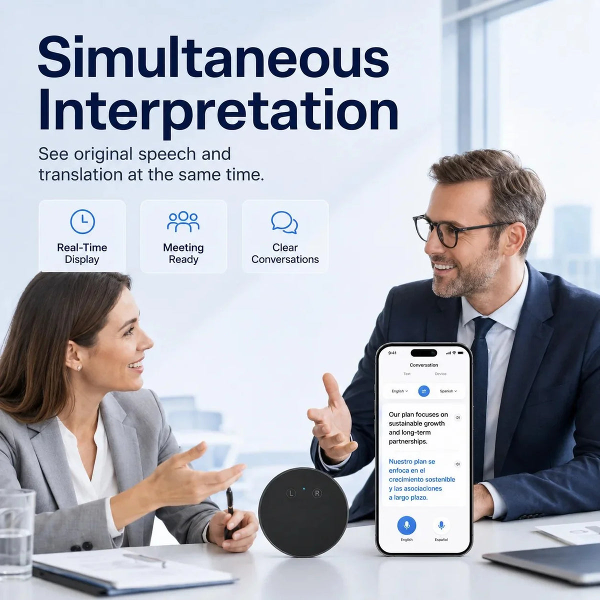 50% OFF🤖 AI Pocket Translator – Real-Time Two-Way Voice Translation in 165+ Languages