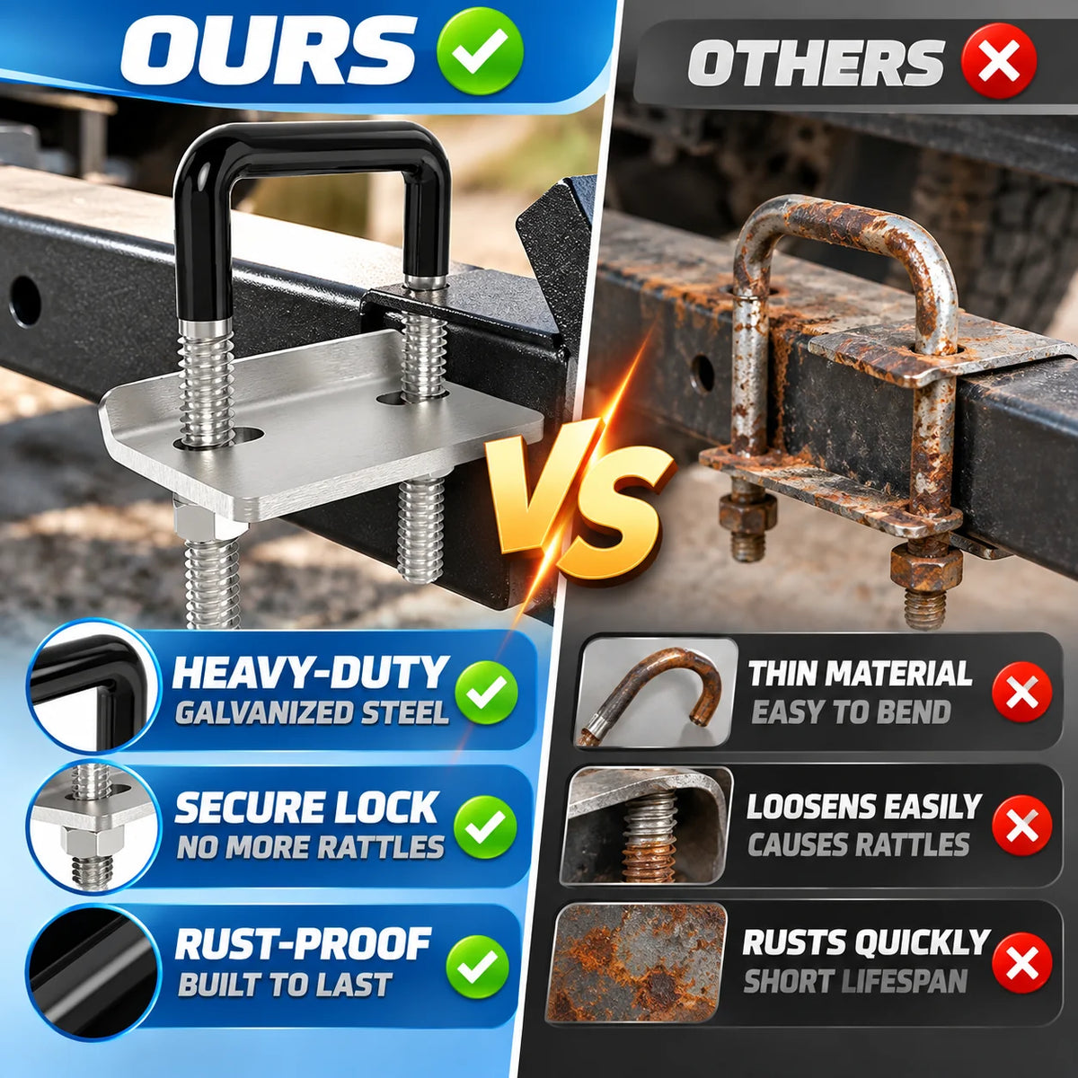 Ultimate Trailer Hitch Tightener & Anti-Rattle Stabilizer 🛡️