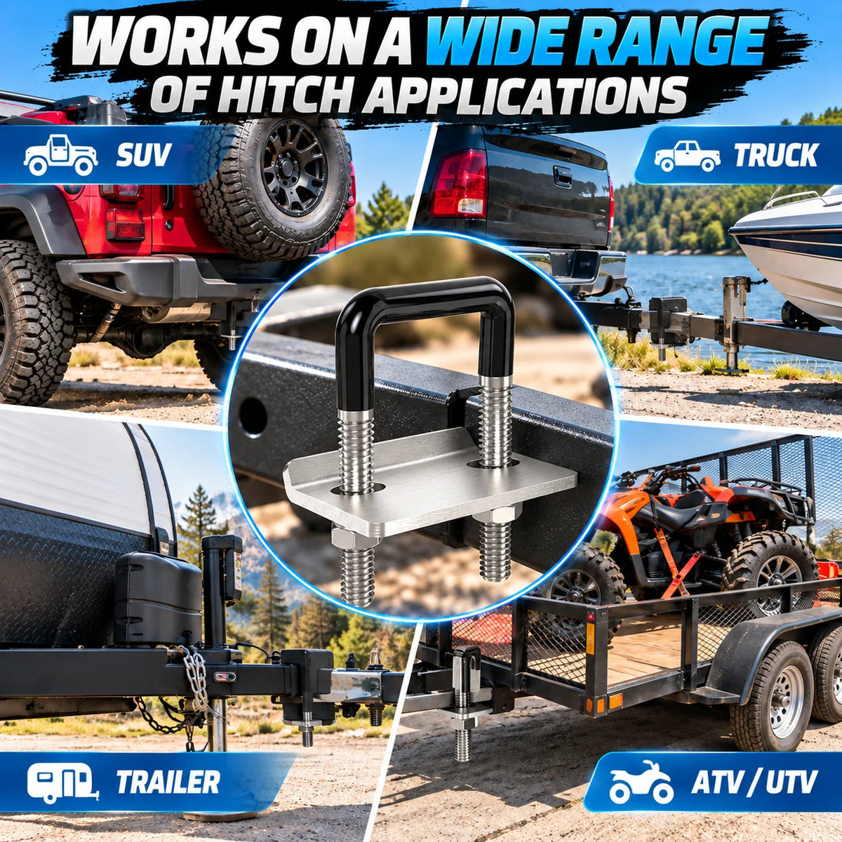 Ultimate Trailer Hitch Tightener & Anti-Rattle Stabilizer 🛡️