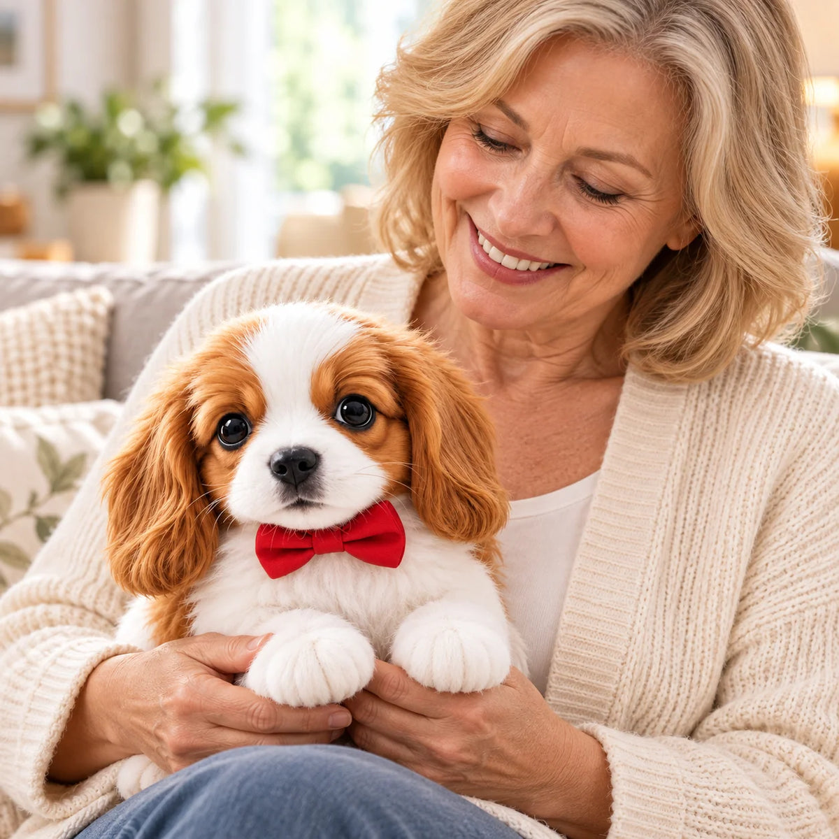 🎄 50% OFF🐶 My Realistic Robot Puppy – Saint Bernard-Inspired Plush Companion