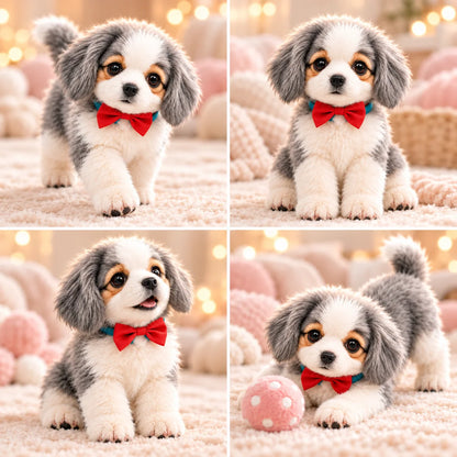 🎄 50% OFF🐶 My Realistic Robot Puppy – Saint Bernard-Inspired Plush Companion