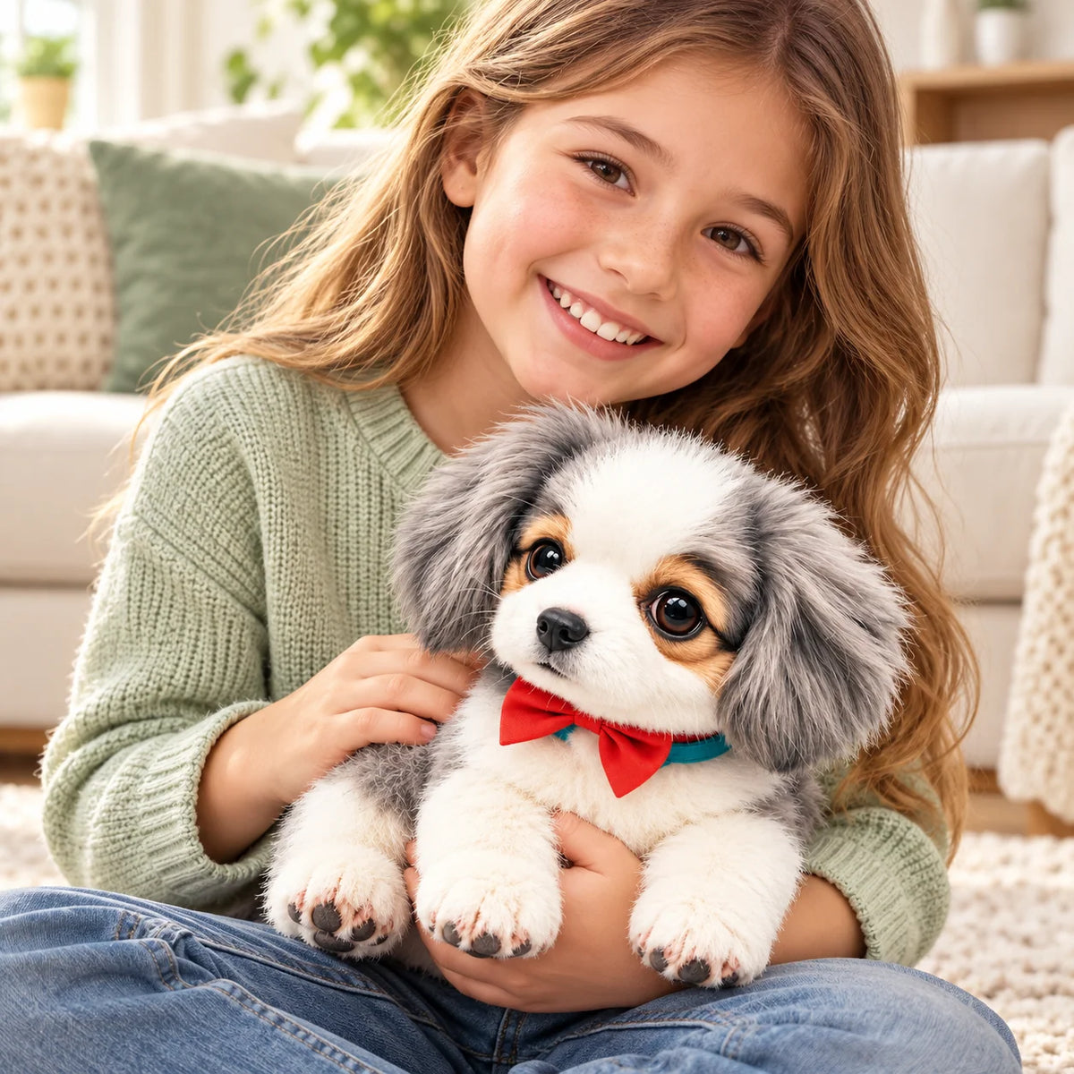 🎄 50% OFF🐶 My Realistic Robot Puppy – Saint Bernard-Inspired Plush Companion