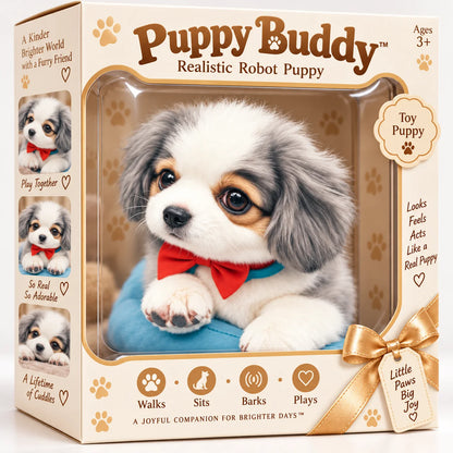 🎄49% OFF🐕🐾 Golden Buddy™ Realistic Robot Golden Retriever Puppy