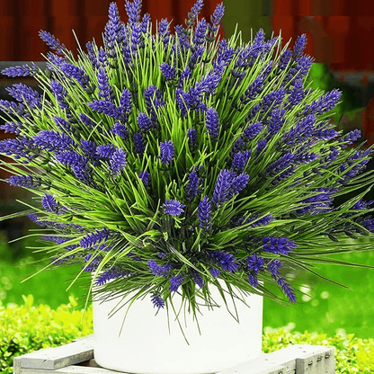🎁Mother's Day Sale-50% Off!🔥UV Resistant Outdoor Lavender Artificial Flowers