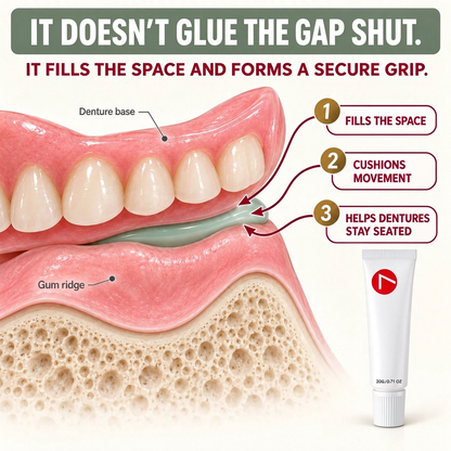 Heat-Activated Denture Retention Gel