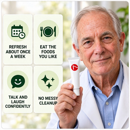 Heat-Activated Denture Retention Gel