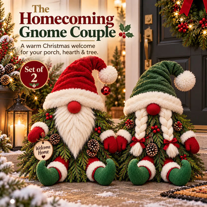 Christmas Evergreen Gnome Decorations