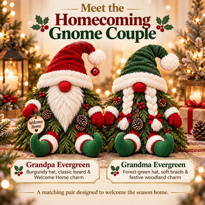 Christmas Evergreen Gnome Decorations