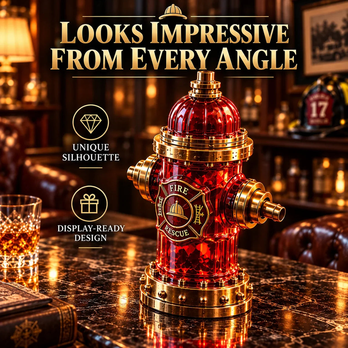 🔥HOT SALE🔥Firehouse Reserve™ — Firefighter Tribute Whiskey Decanter