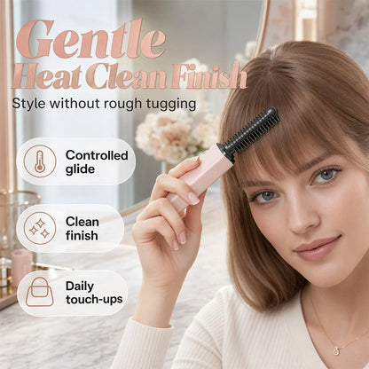💖✨ Portable Bang Styling Comb – Effortless Bangs, Perfect Style! 💇‍♀️💕