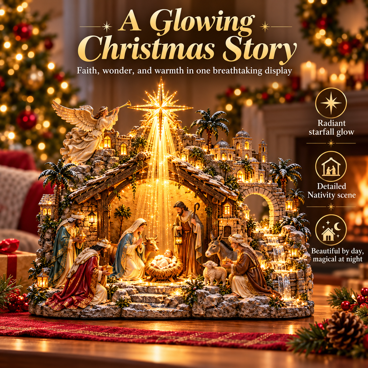 Bethlehem Starfall Nativity Village
