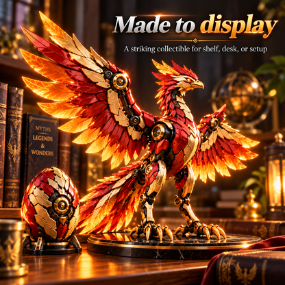 🐦‍🔥 2-in-1 Transforming Mechanical Phoenix Egg – Winged Fantasy Figure