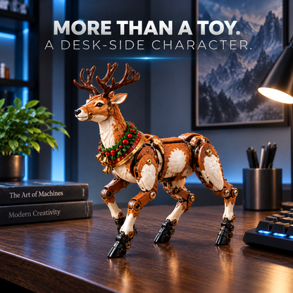 🎄🦌 ReindeerMorph – Egg to Christmas Reindeer Transforming Mechanical Toy