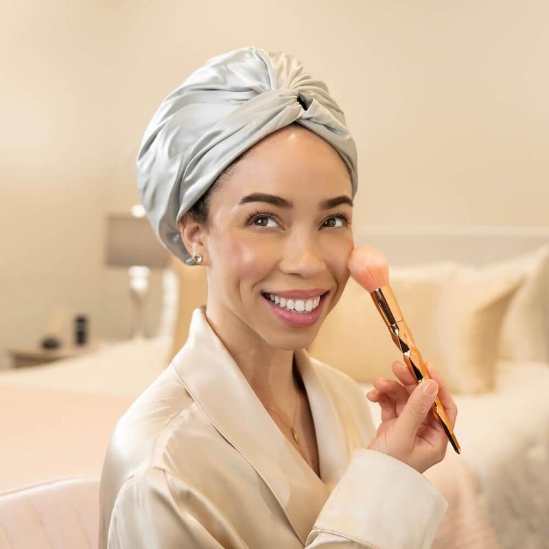 🌙 Good Hair Days Start Here: Adjustable Silk Satin Bonnet – Anti-Frizz, Zero Breakage, Perfect for Curly & Natural Hair 💖