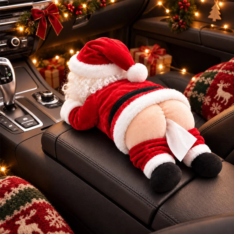 🎅😂 Funny Santa Butt Tissue Box – Hilarious Christmas Gift & Holiday Decor