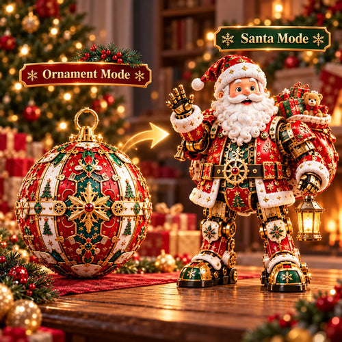 🎅 2-in-1 Transforming Santa Claus™ – From Christmas Ornament to Magical Santa!