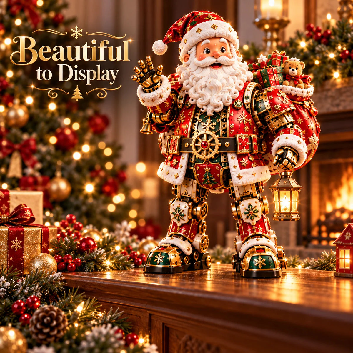 🎅 2-in-1 Transforming Santa Claus™ – From Christmas Ornament to Magical Santa!