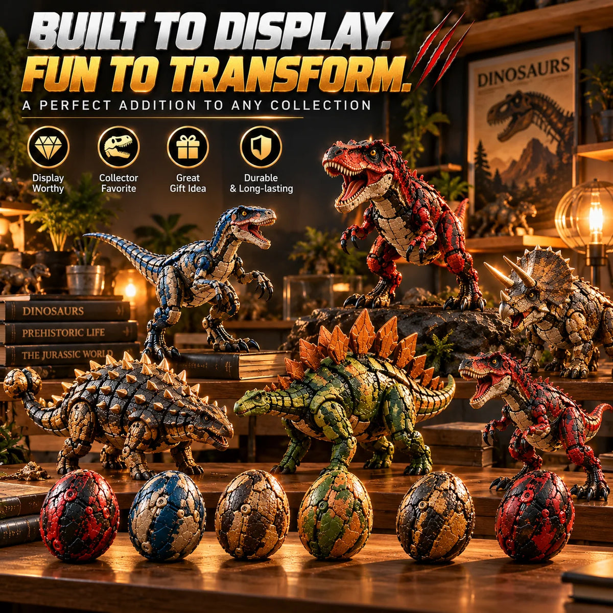 🦖 Egg to Dinosaur™ – Transforming Dino Egg toy🥚