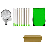 With stainless-steel telescopic pole – 4.0 m