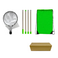 With stainless-steel telescopic pole – 1.6 m