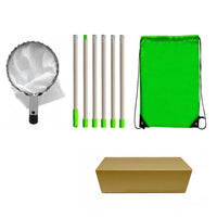 With stainless-steel telescopic pole – 2.4 m