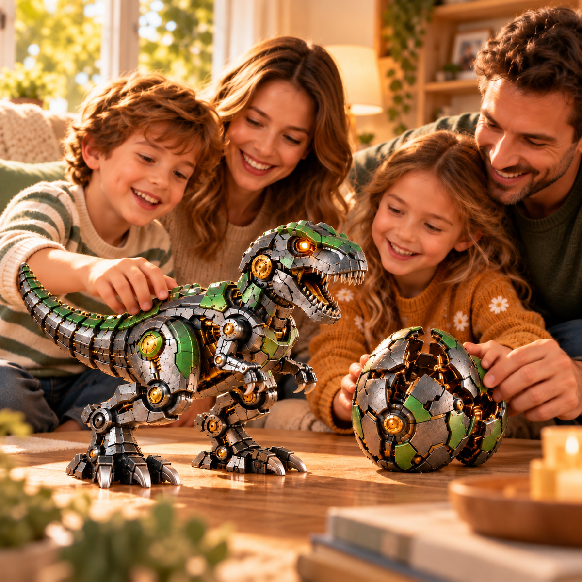 🦖🔥 Mechanical T-Rex Egg – From Mysterious Egg to Mighty Robotic Dinosaur! 🥚⚙️✨