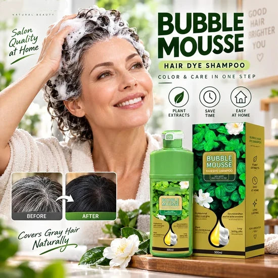 🌿💇‍♀️ Long-Lasting Plant-Based Foam Hair Dye🎨