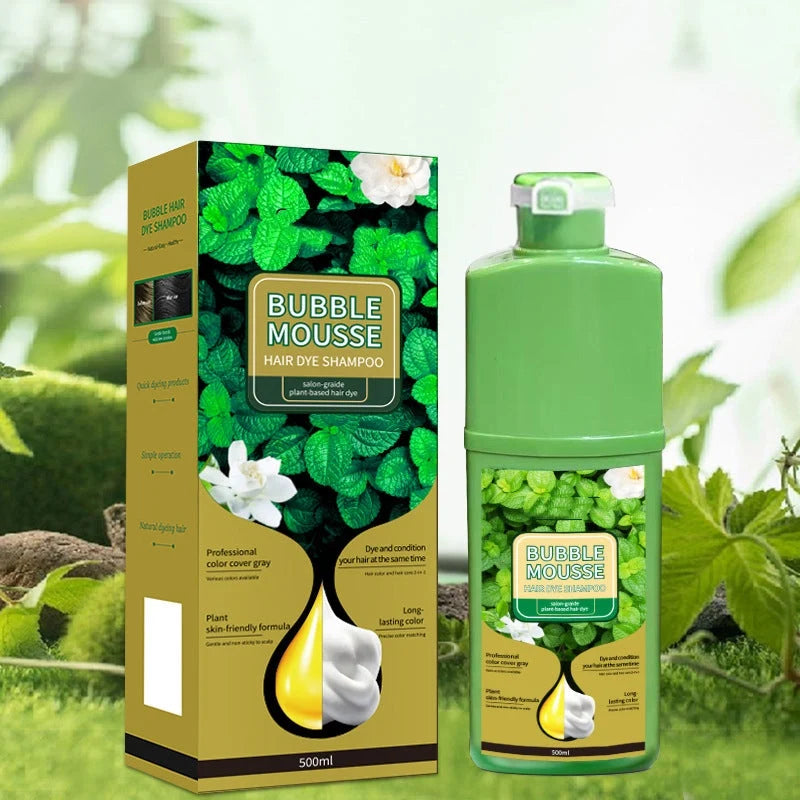🌿💇‍♀️ Long-Lasting Plant-Based Foam Hair Dye🎨
