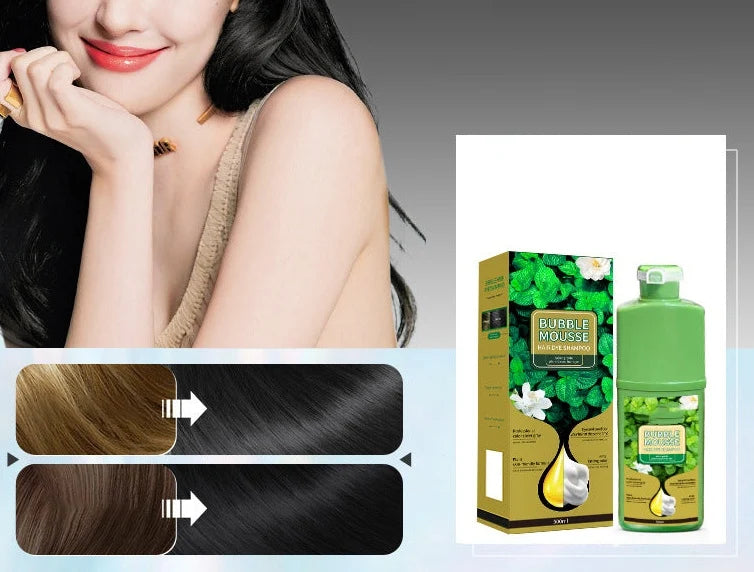 🌿💇‍♀️ Long-Lasting Plant-Based Foam Hair Dye🎨