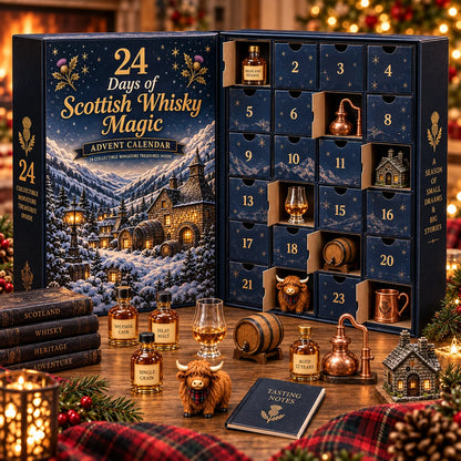 2026 Scottish Whisky Advent Blind Box – 24 Days of Festive Collectible Surprises for Whisky Lovers