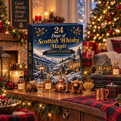 2026 Scottish Whisky Advent Blind Box – 24 Days of Festive Collectible Surprises for Whisky Lovers