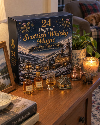 2026 Scottish Whisky Advent Blind Box – 24 Days of Festive Collectible Surprises for Whisky Lovers